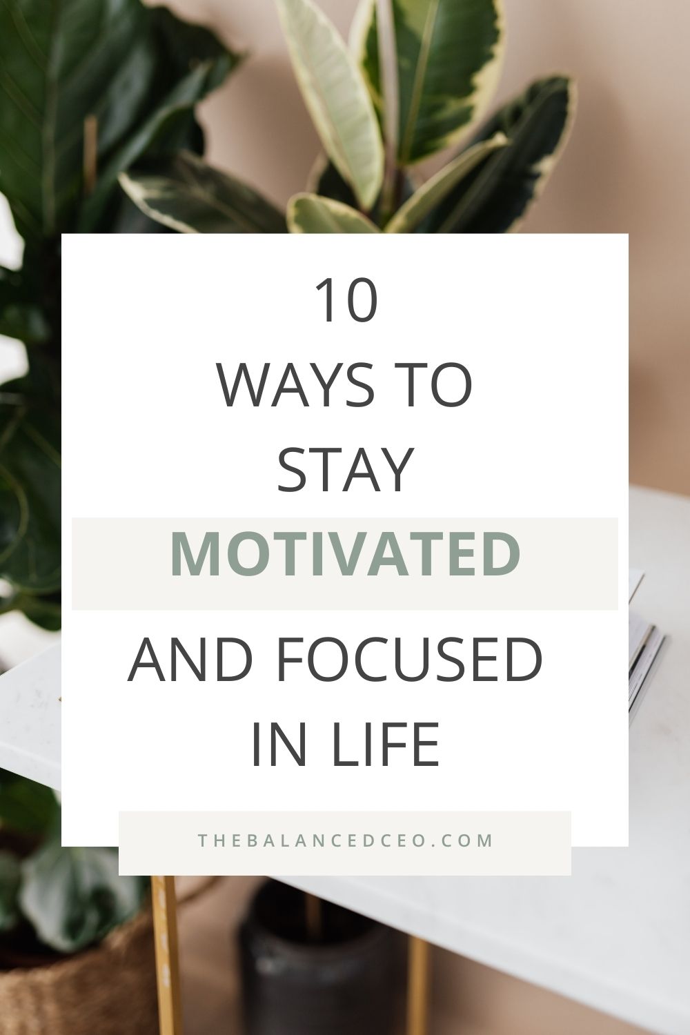 10 Ways to Stay Motivated and Focused in Life