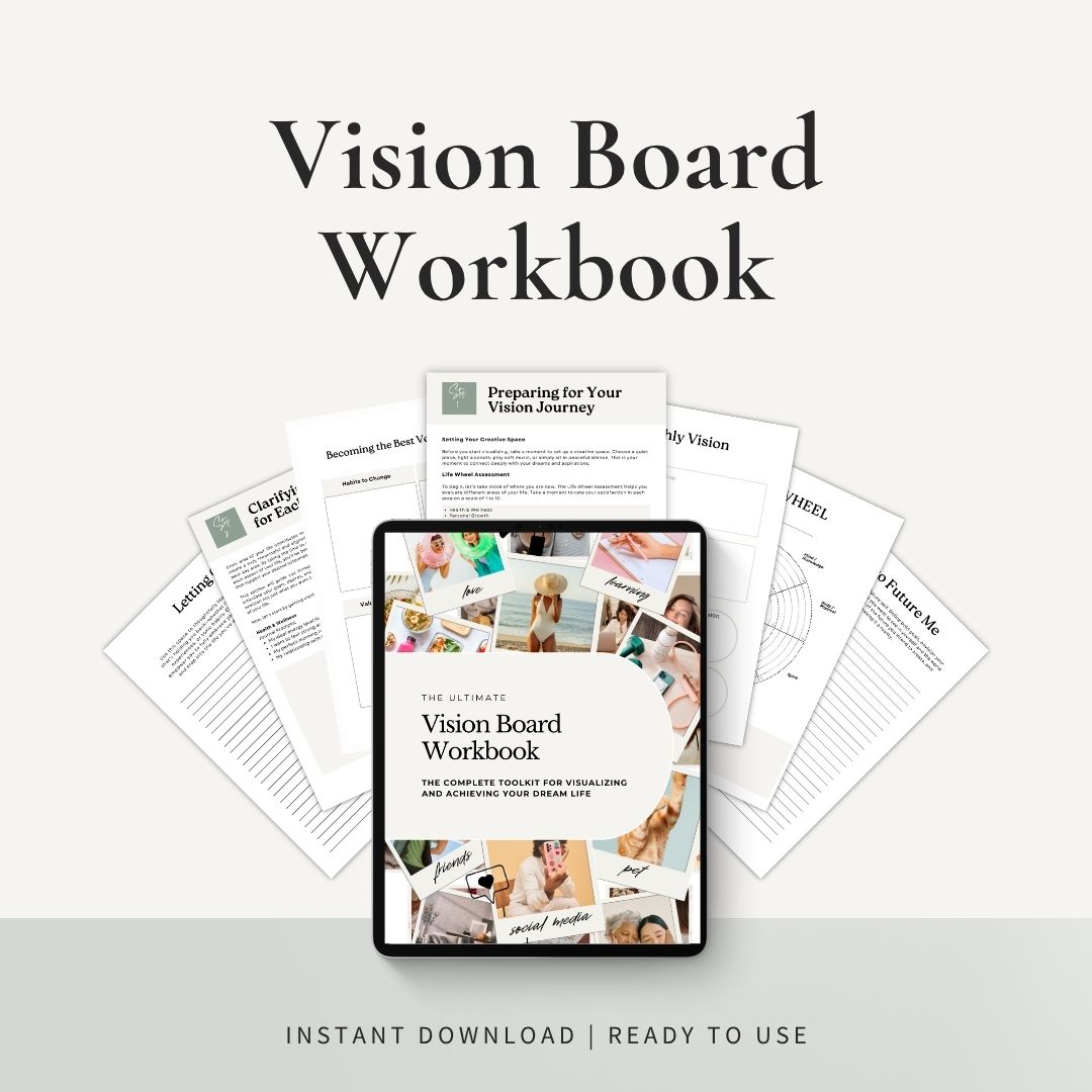 vision board workbook