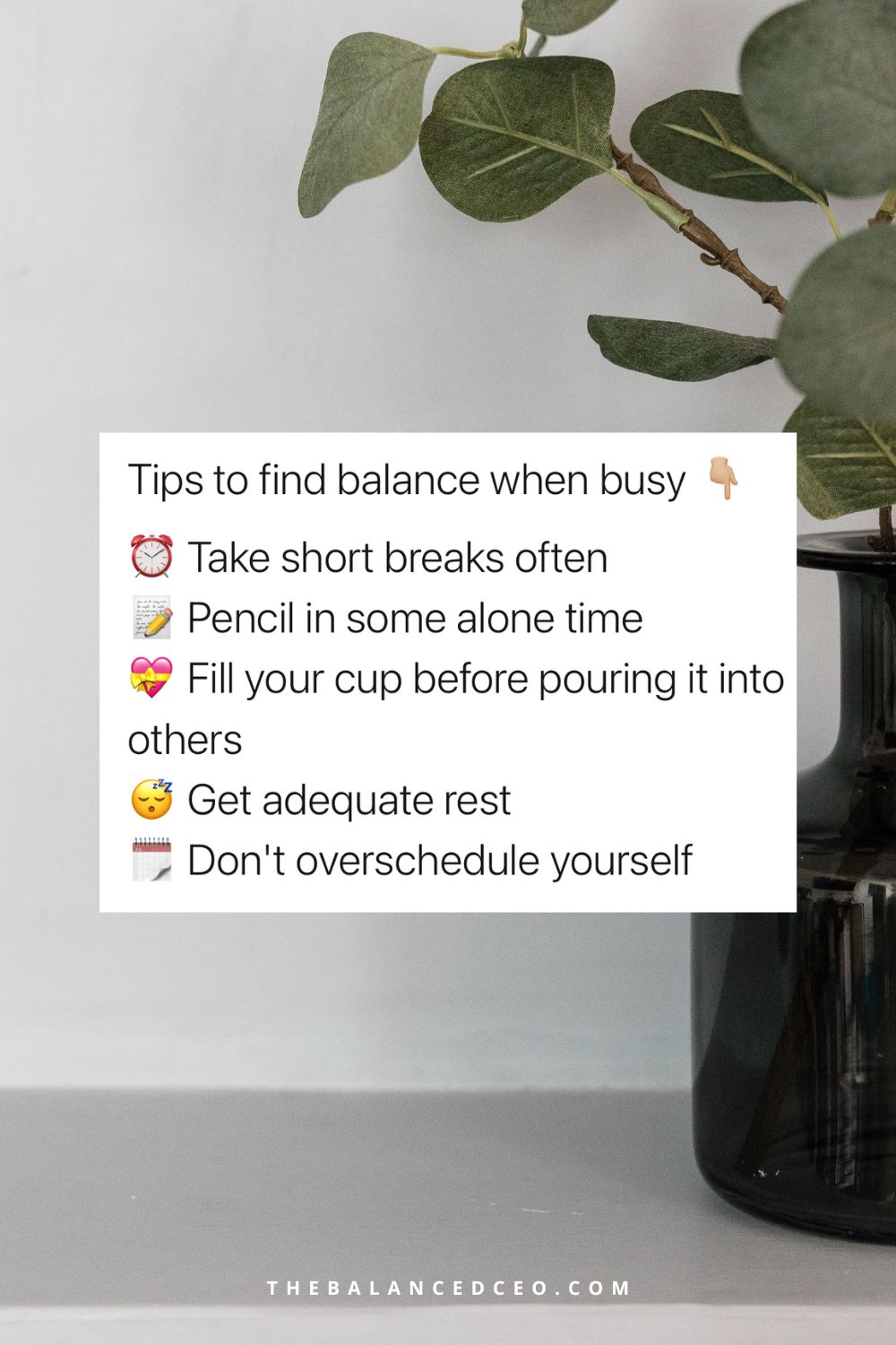 How to Find Balance When Life is Busy