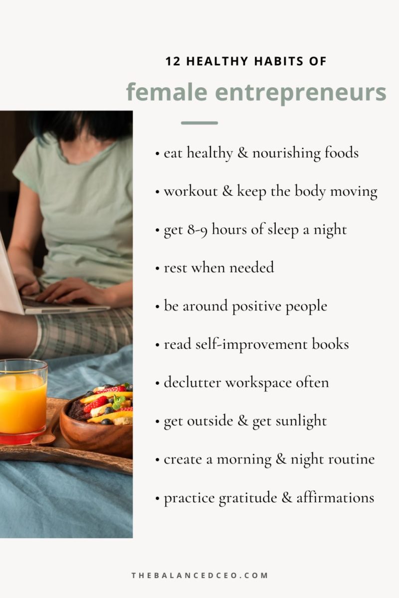 Healthy Habits and Routines For Female Entrepreneur To Build