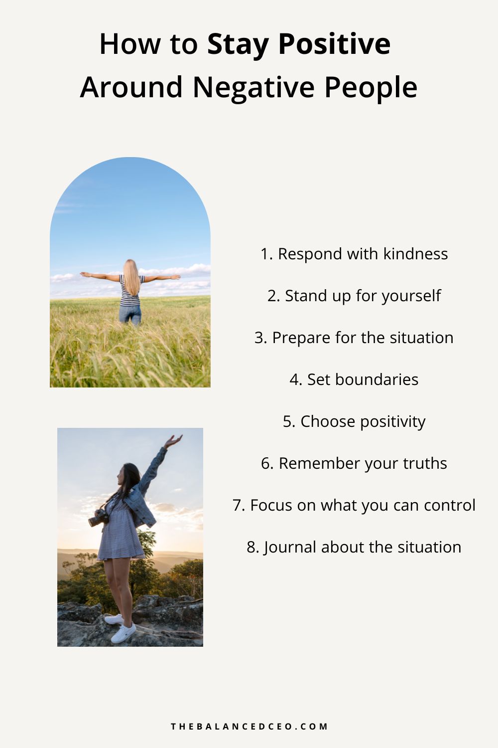 10 ways to be positive in a negative world