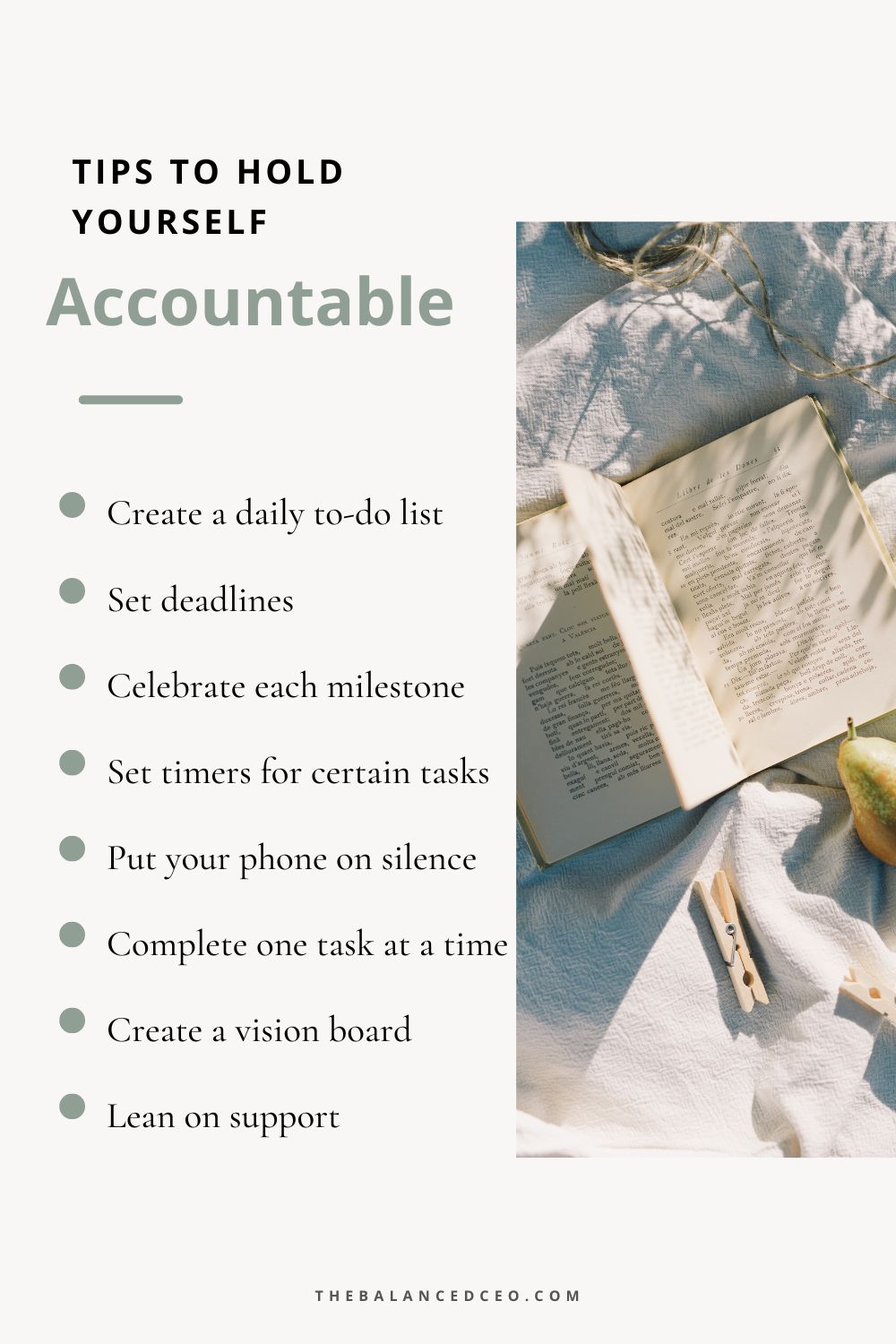 Ways to Hold Yourself Accountable