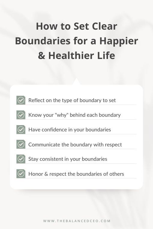 How to Set Clear Boundaries