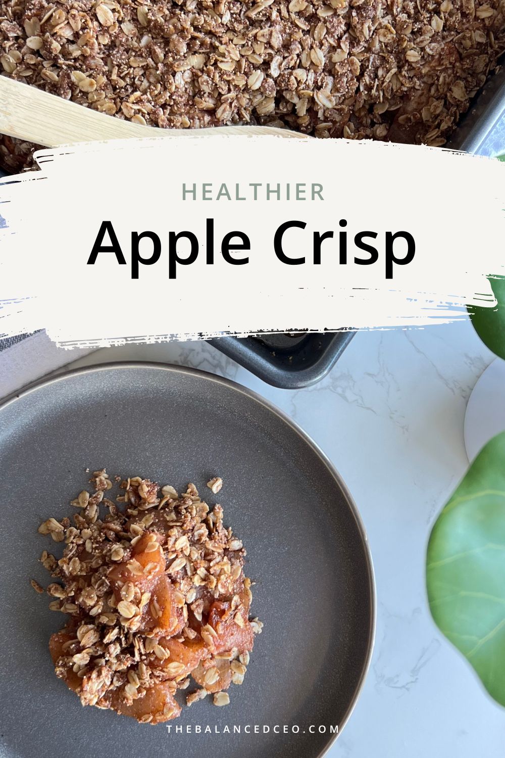 Easy and Healthier Apple Crisp