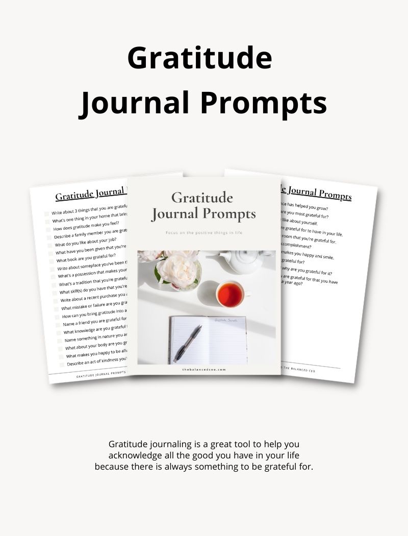 Gratitude Journal Prompts