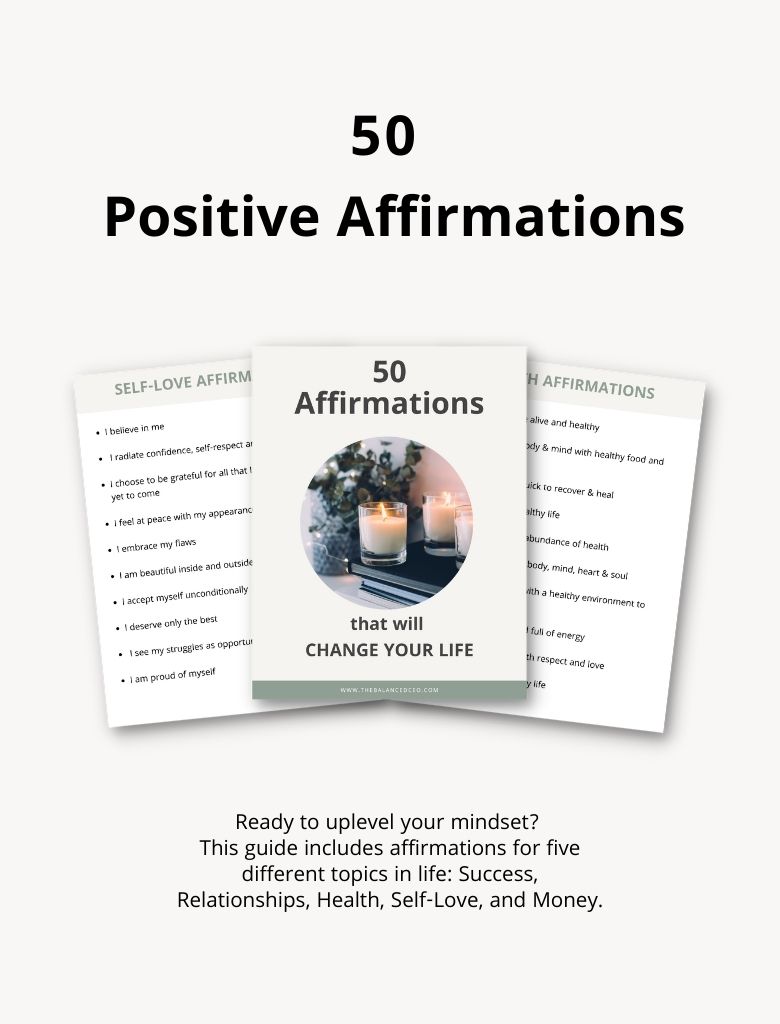 50 Positive Affirmations That Will Change Your Life