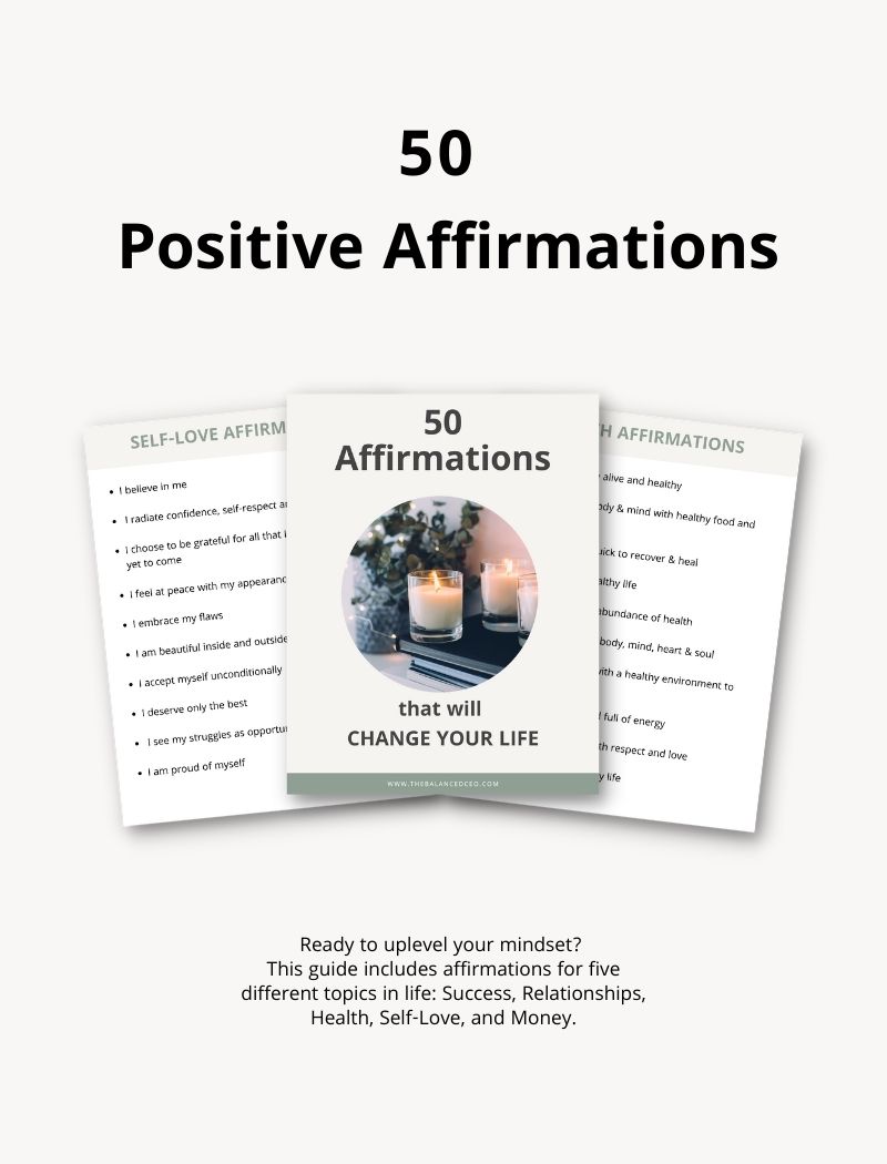 50 Positive Affirmations That Will Change Your Life