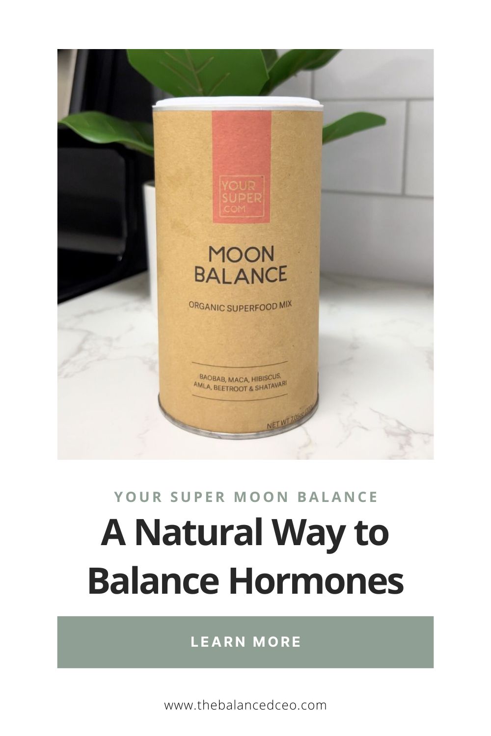 Your Super Moon Balance Mix: A Natural Way to Balance Hormones