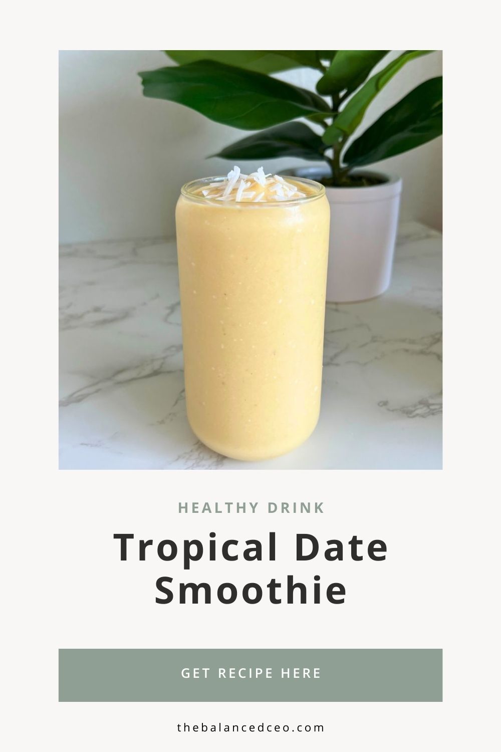 Tropical Date Smoothie Recipe