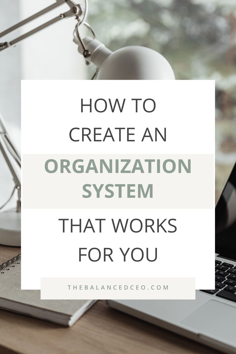 How to Create an Organization System That Works For You - The Balanced CEO