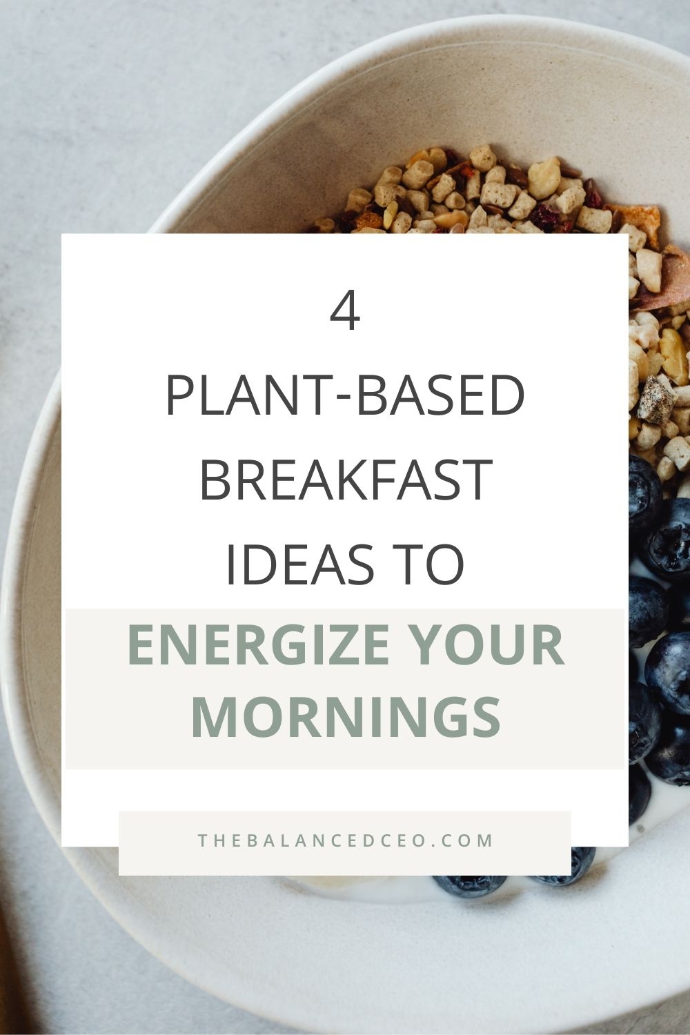 4 Plant-Based Breakfast Ideas to Energize Your Mornings