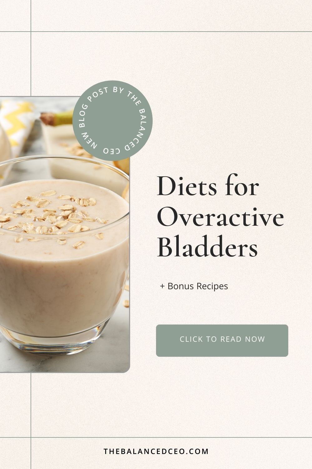 Diets for Overactive Bladders (+Bonus Recipes)