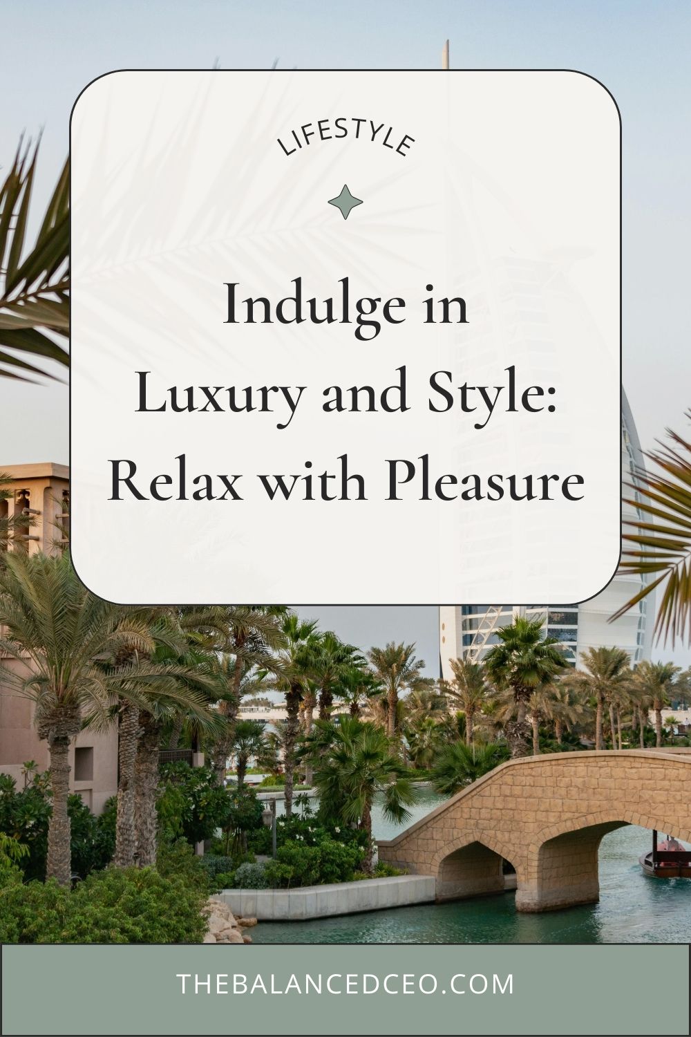 Indulge in Luxury and Style: Relax with Pleasure