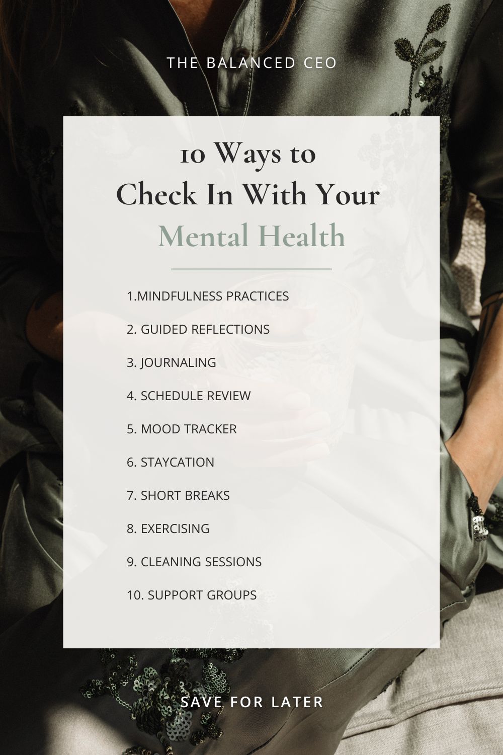 10 Ways to Check In With Your Mental Health