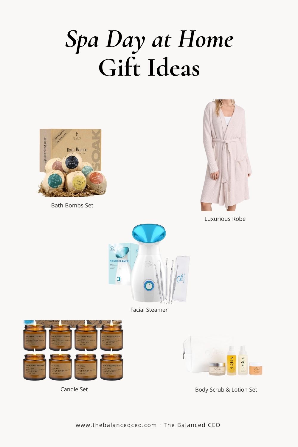 Spa Day at Home Gift Ideas