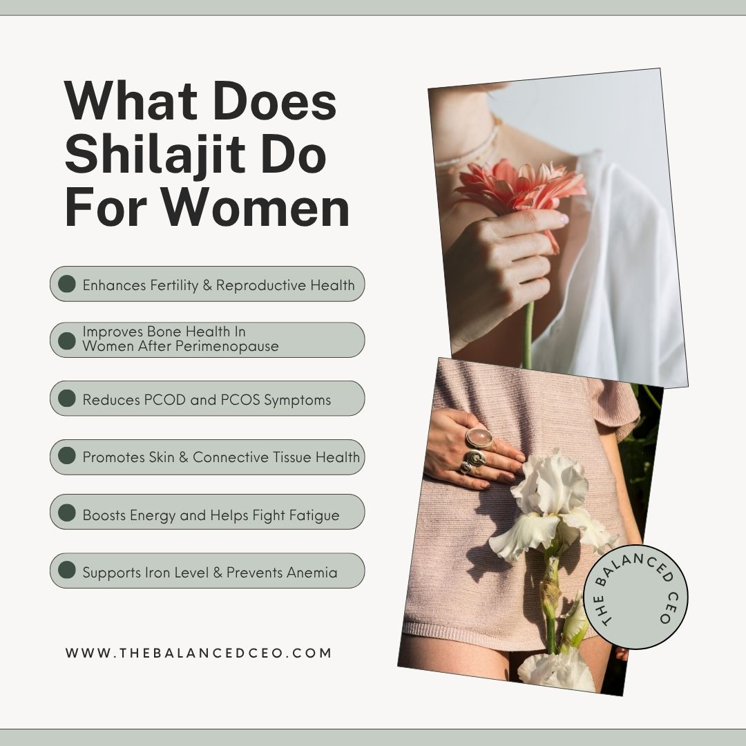 What Does Shilajit Do For Women
