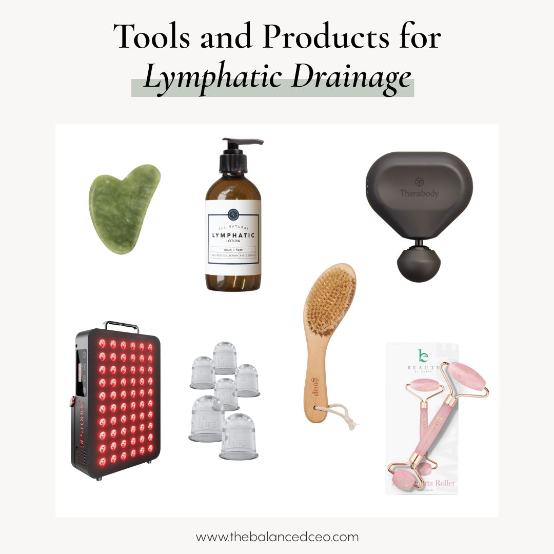 tools and products for lymphatic drainage