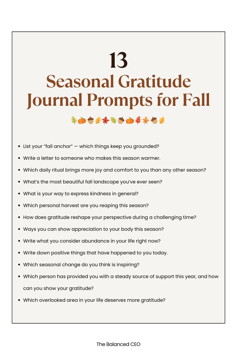 45 Fall Journal Prompts for Mental Clarity and Seasonal Self-Check