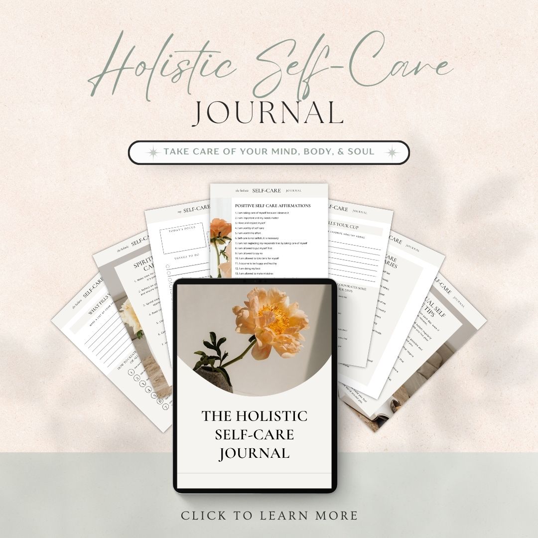 holistic self care journal