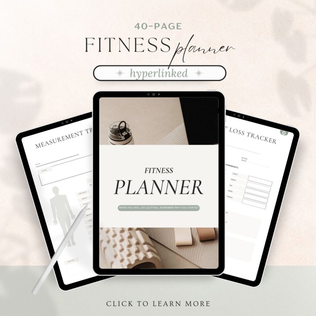 digital fitness planner