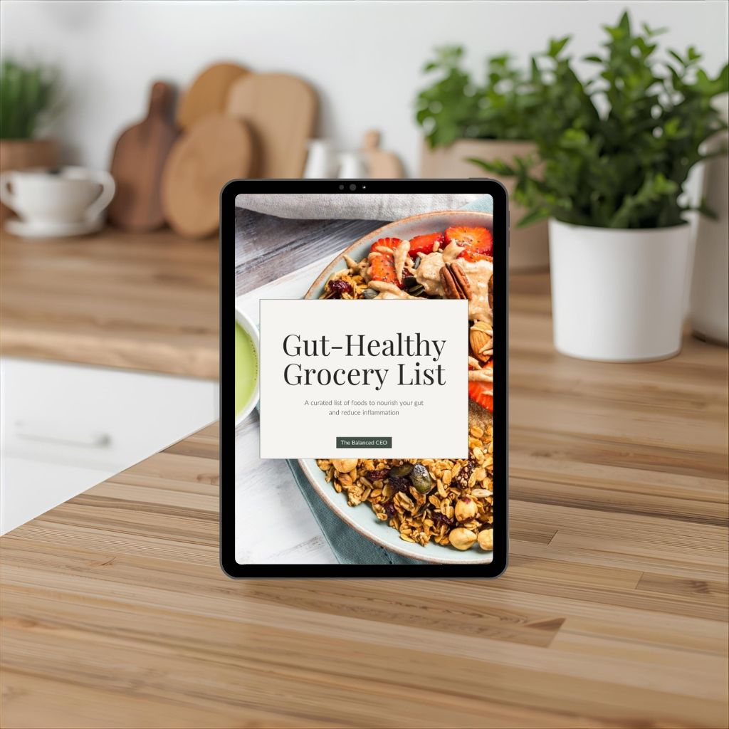 grocery list for gut health