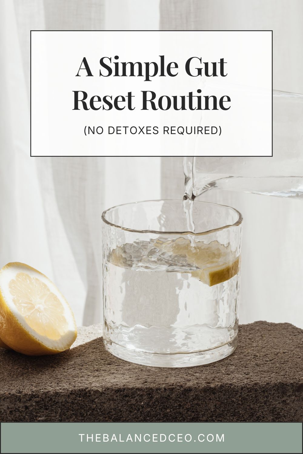 A Simple Gut Reset Routine (No Detoxes Required)